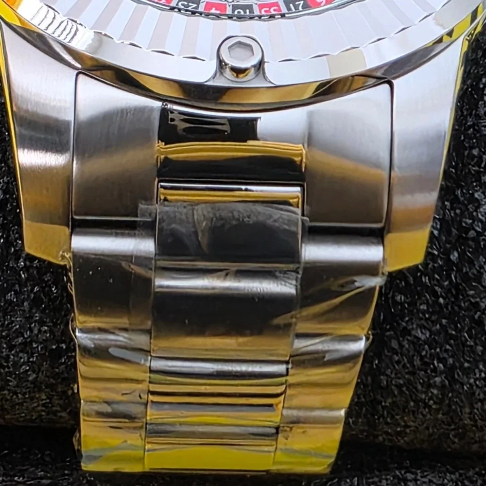 Invicta Specialty Roulette Automatic Men's Watch 52mm Steel NEW Yellow Diver Box